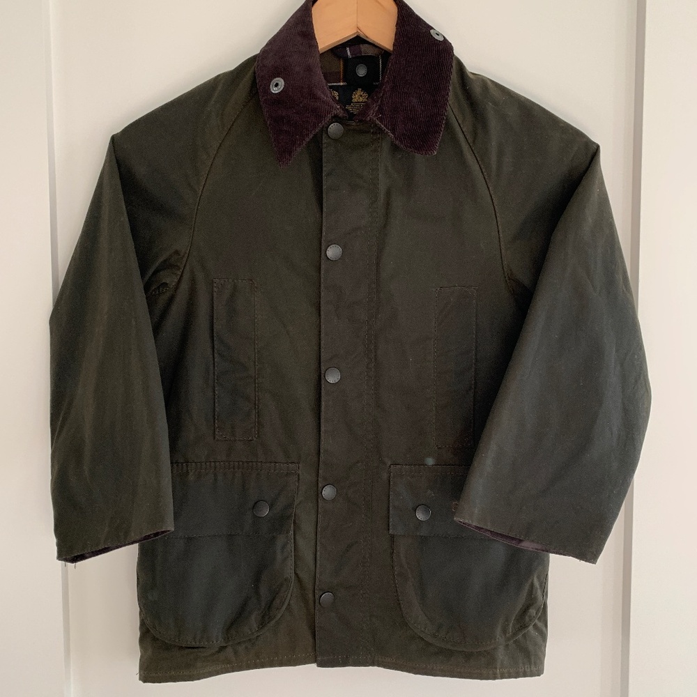 Barbour Boys' Waxed Jacket w/Liner